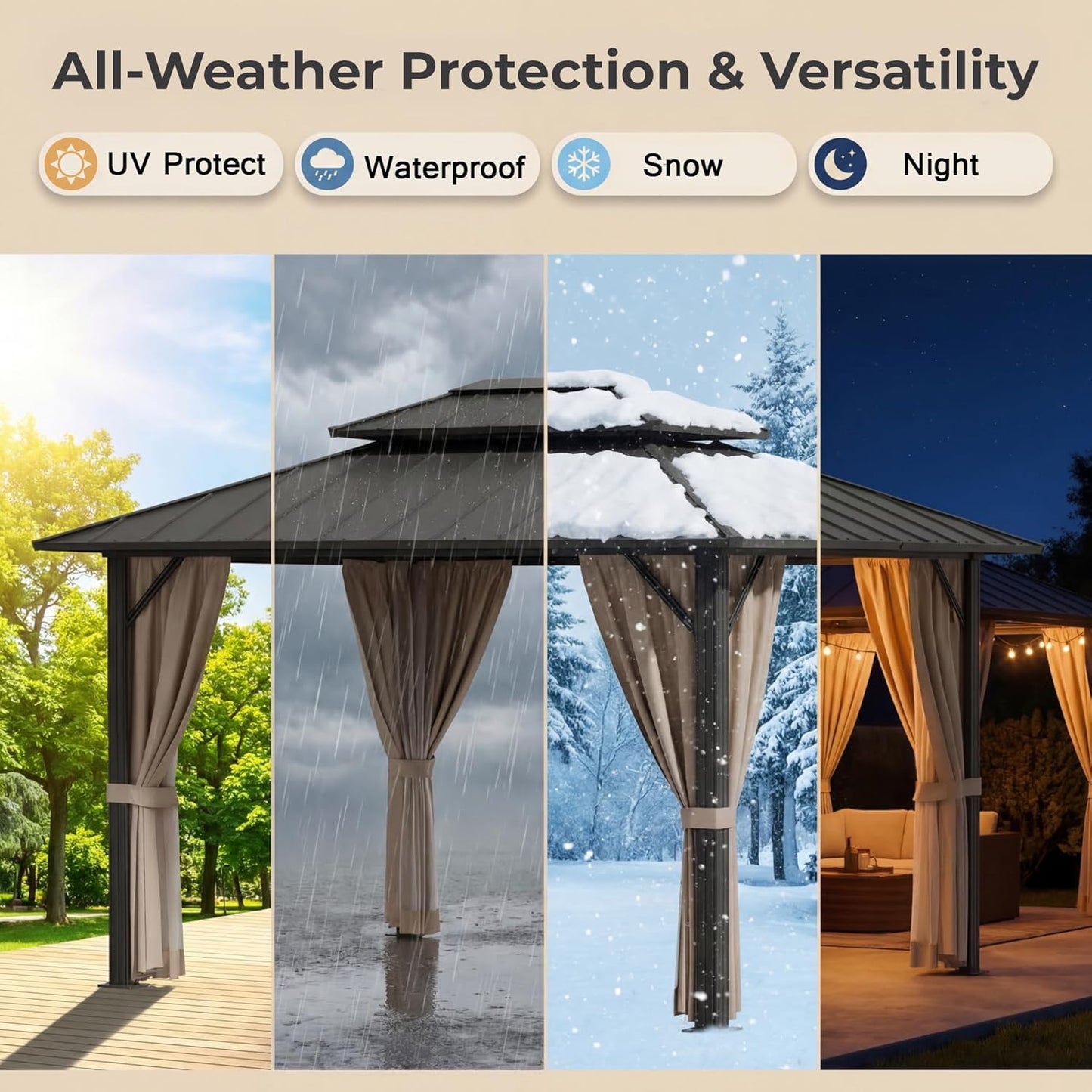 ๐ All-Weather Heavy-Duty Outdoor Shelter ๐ฆ๏ธโ๏ธ