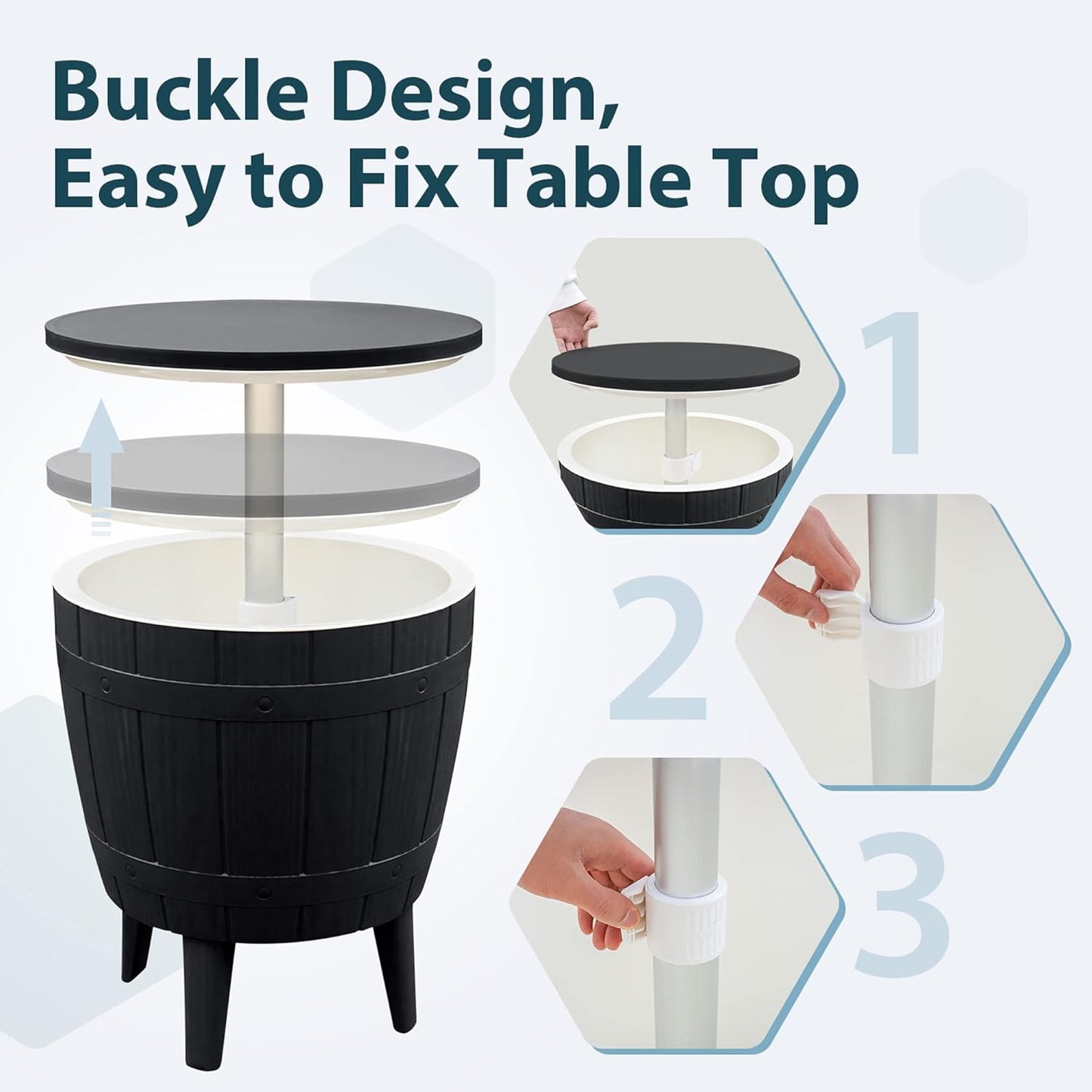 🍹 Stylish Outdoor Patio Bar Table – Perfect for Cocktails & Gatherings 🌿☀️