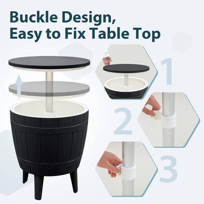 🍹 Stylish Outdoor Patio Bar Table – Perfect for Cocktails & Gatherings 🌿☀️