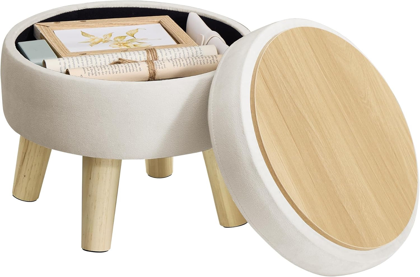 🪑✨ Multifunctional Storage Ottoman – Foldable & Stylish Bench for Bedroom, Living Room & Hallway 🏡💖