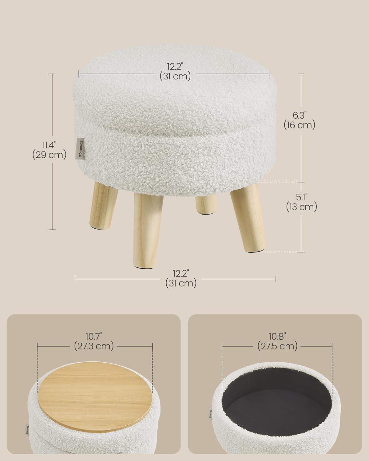 🪑✨ Multifunctional Storage Ottoman – Foldable & Stylish Bench for Bedroom, Living Room & Hallway 🏡💖