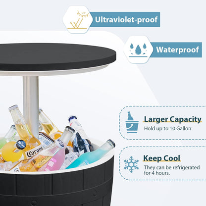 🍹 Stylish Outdoor Patio Bar Table – Perfect for Cocktails & Gatherings 🌿☀️