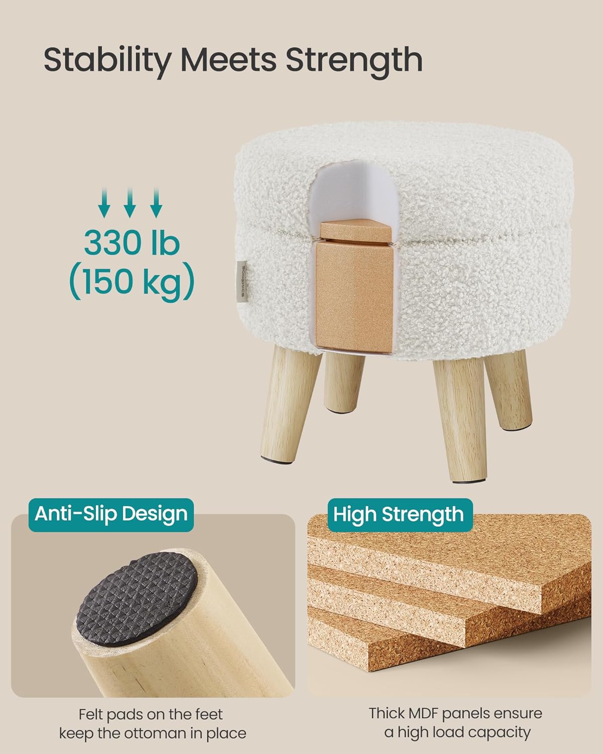 🪑✨ Multifunctional Storage Ottoman – Foldable & Stylish Bench for Bedroom, Living Room & Hallway 🏡💖