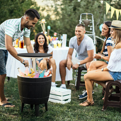 🍹 Stylish Outdoor Patio Bar Table – Perfect for Cocktails & Gatherings 🌿☀️