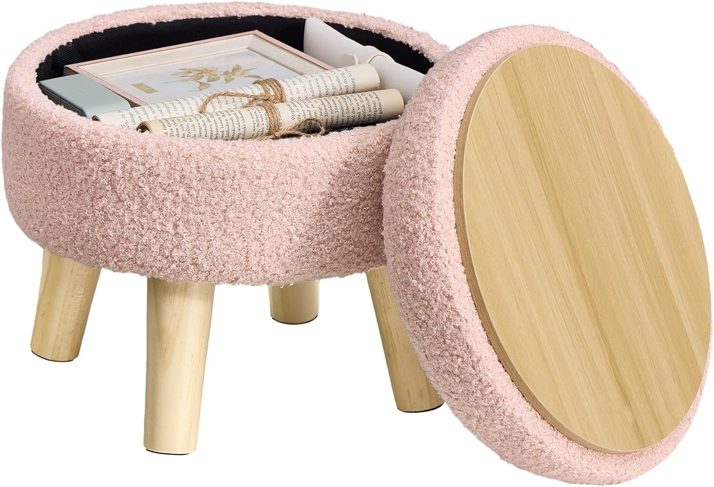 🪑✨ Multifunctional Storage Ottoman – Foldable & Stylish Bench for Bedroom, Living Room & Hallway 🏡💖