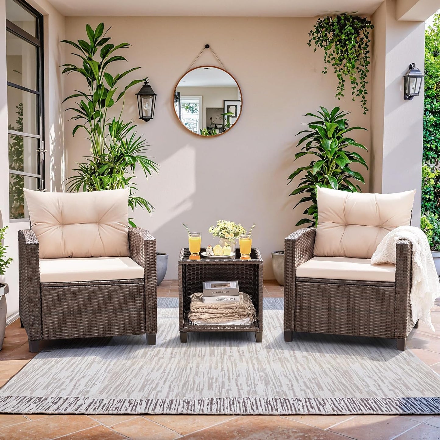 🌞 Luxury Outdoor Recliner Chair – Adjustable Poolside & Patio Lounger 🛋️☀️