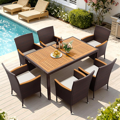 🌞 Outdoor Conversation Sofa – Cozy Backyard Lounge with Armrests & Cushions 🛋️🍹
