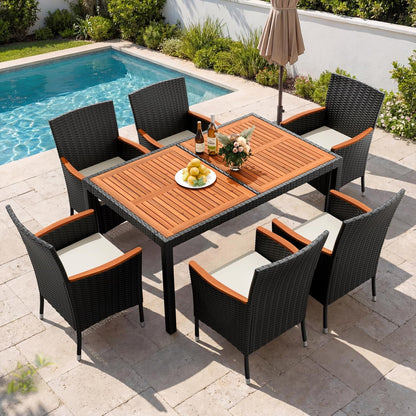 🌞 Outdoor Conversation Sofa – Cozy Backyard Lounge with Armrests & Cushions 🛋️🍹